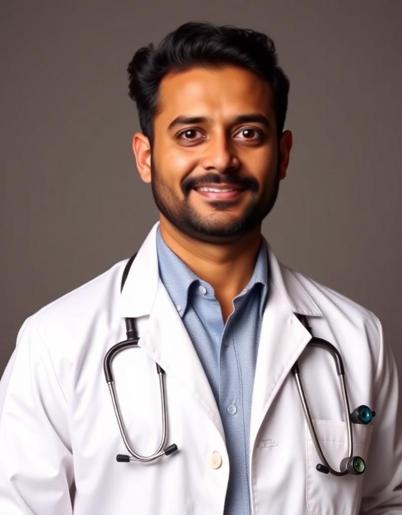 Pediatric specialist examining a child with gentle care